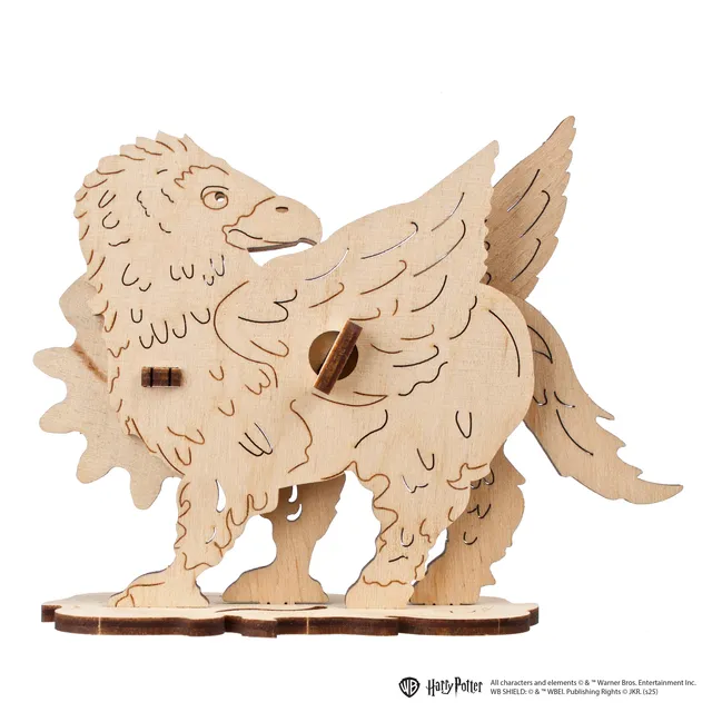 ugears-buckbeak-ippogrifo-modello-3d-da-colorare-in-legno-harry-potter image 1