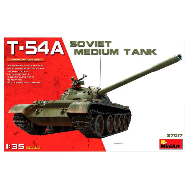 ak-interactive-1-35-t-54a-soviet-medium-tank-kit-carro-armato image 1