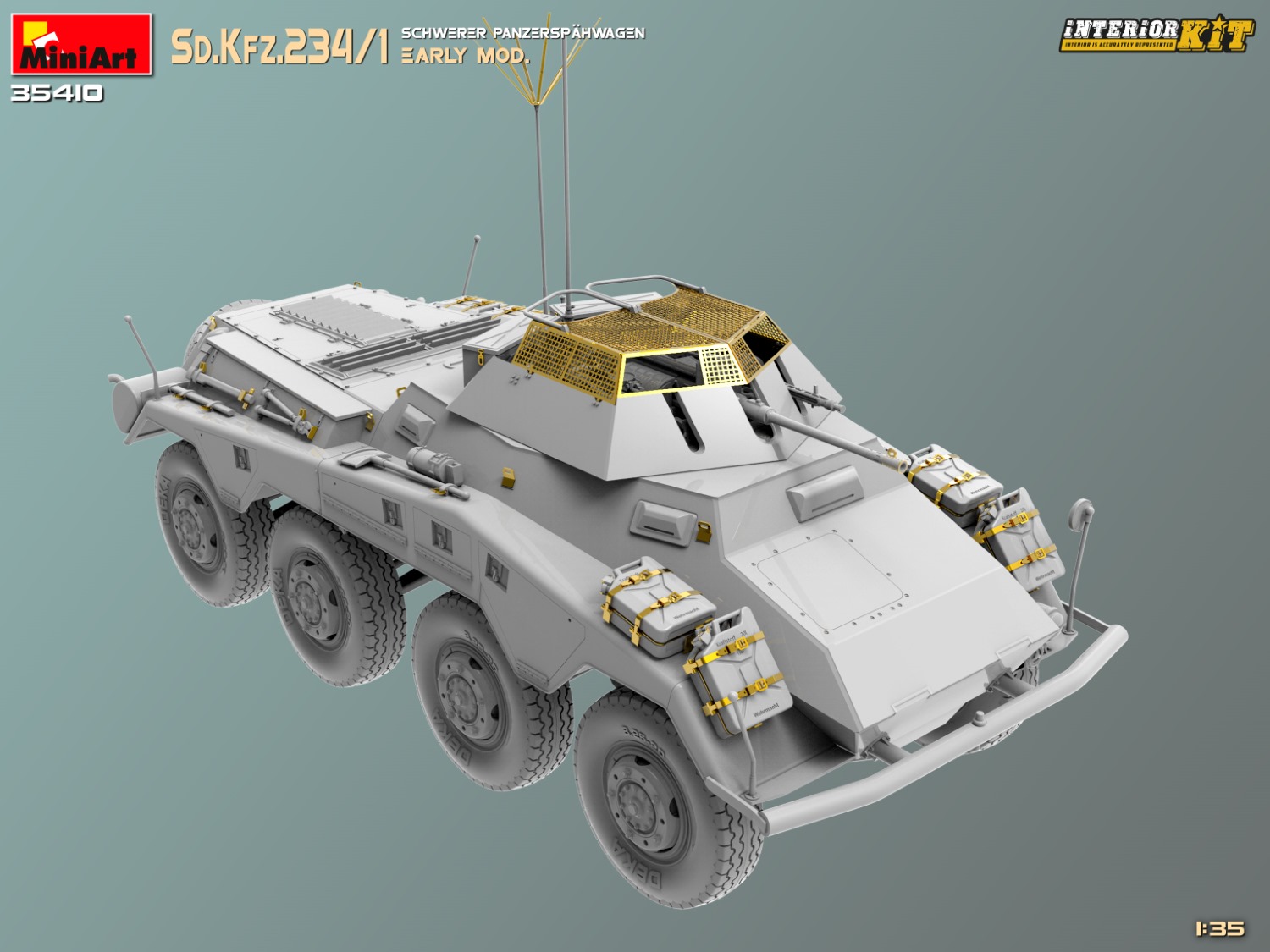 ak-interactive-1-35-sd-kfz-234-1-schwerer-panzersp-hwagen-2-cm-early-mod-kit-con image 5