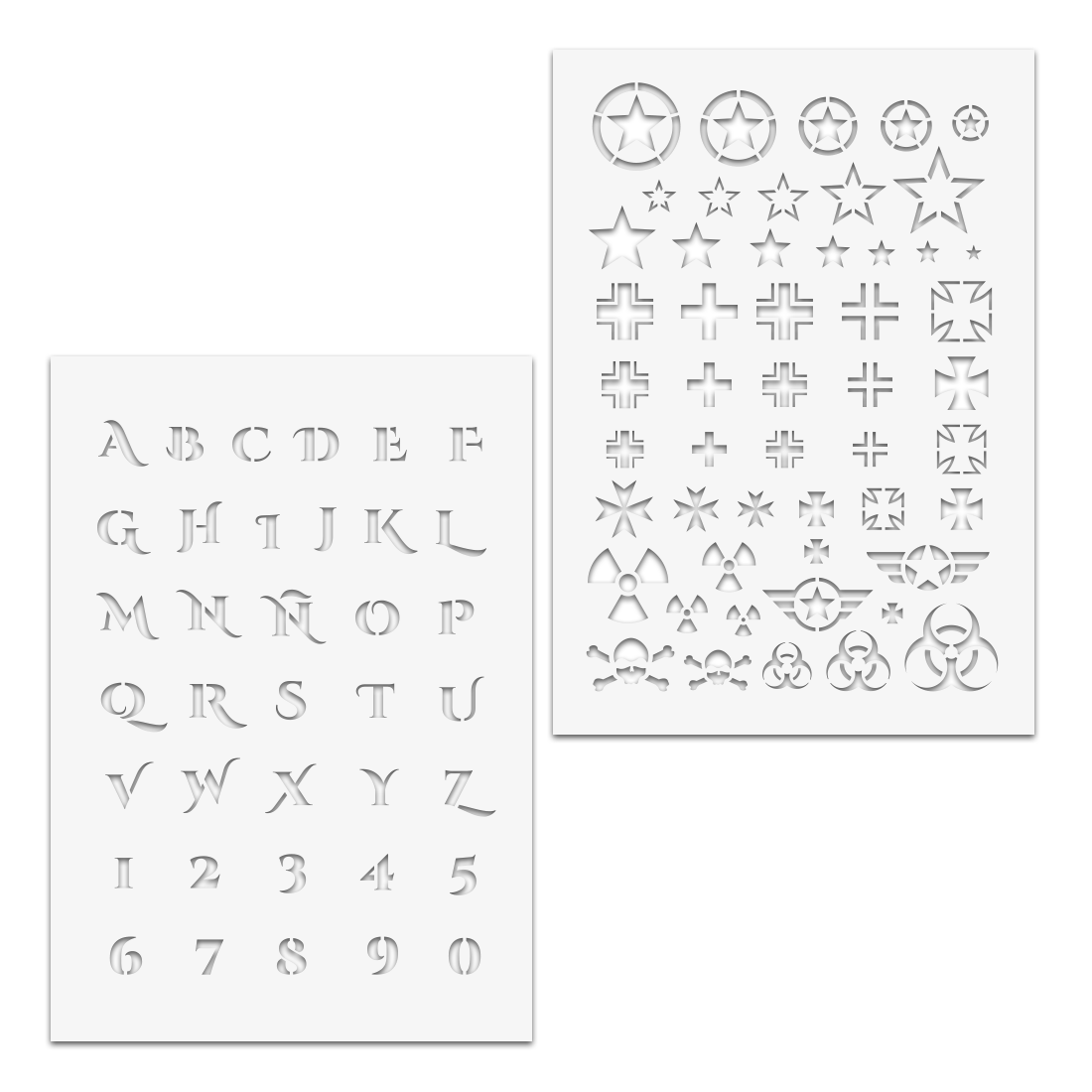 scale75-plastic-stencils-set-10-mascherine-per-aerografo-e-pennello image 1