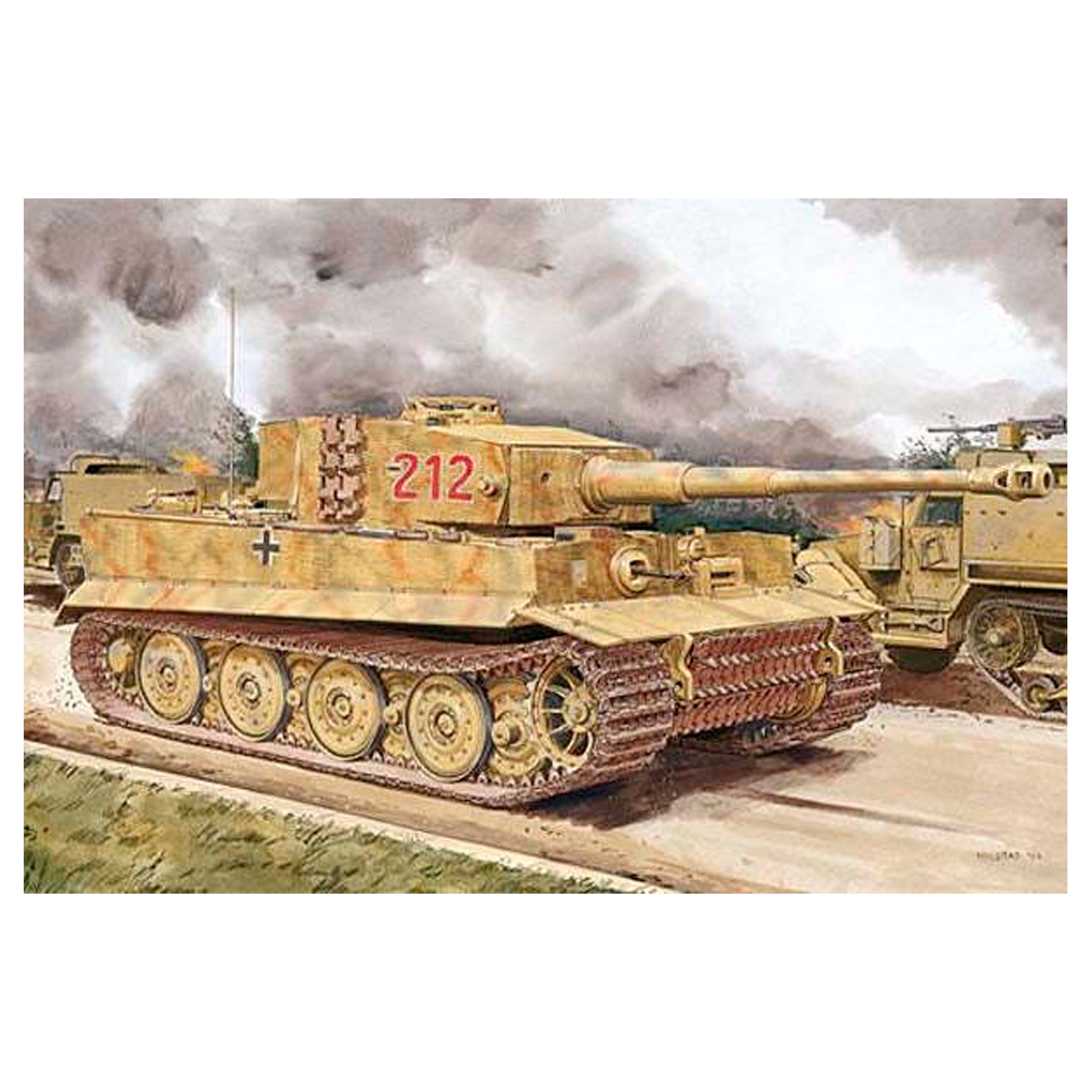 ak-interactive-tiger-i-late-with-zimmerit-normandy-1-35 image 1