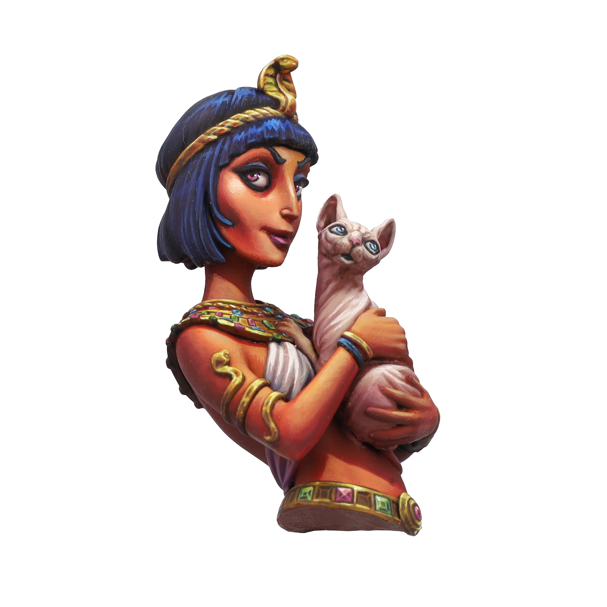 scale75-queen-of-the-nile-busto-in-resina-scala-1-12 image 3