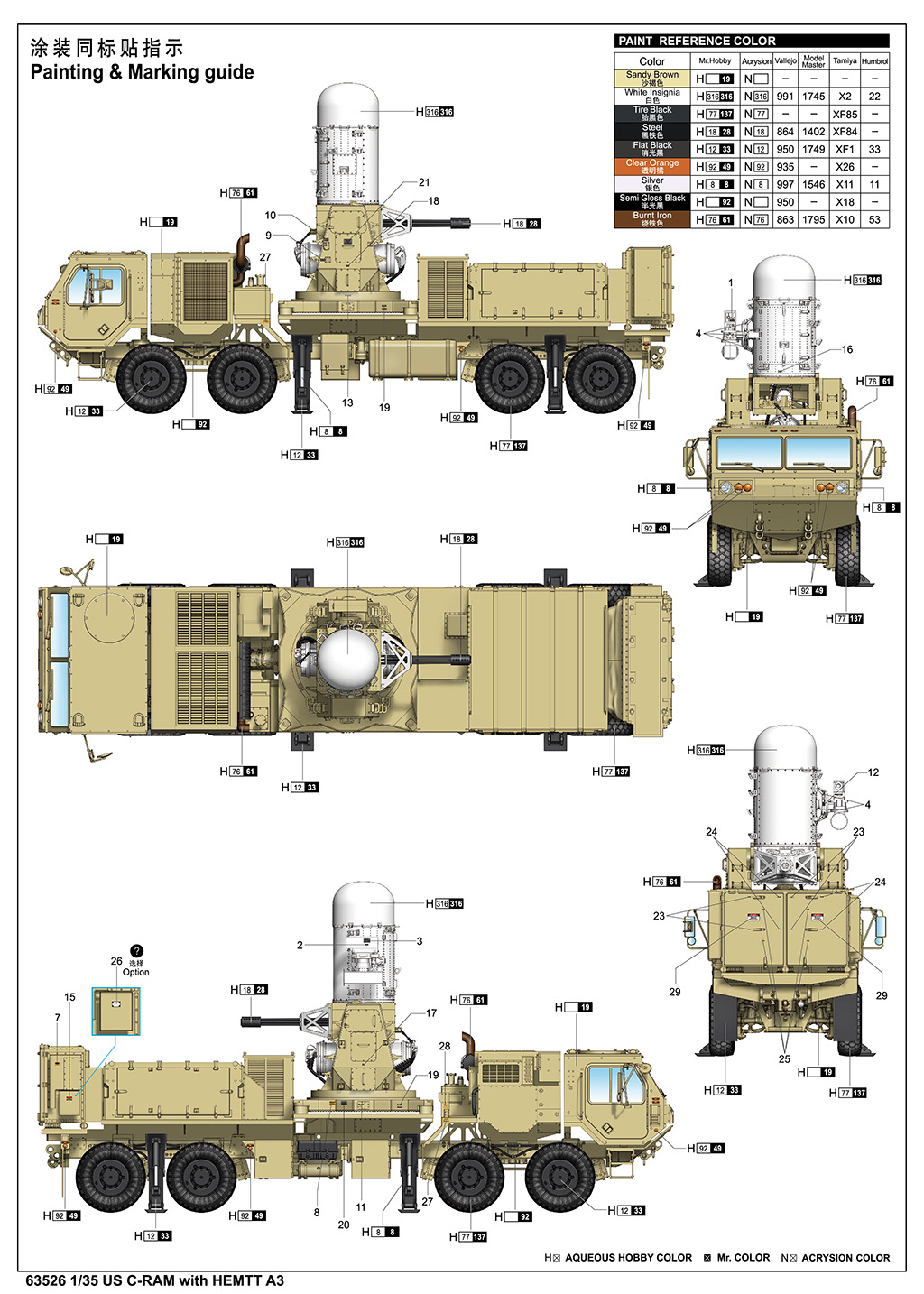 ak-interactive-us-c-ram-with-hemtt-a3-1-35-kit-camion-militare-da-costruire image 3