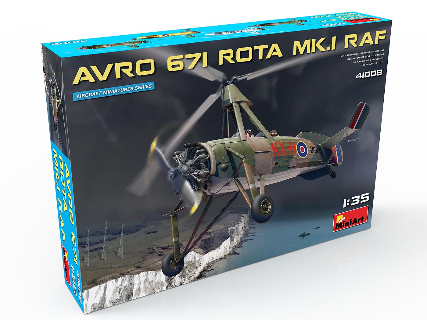 ak-interactive-1-35-avro-671-rota-mk-i-raf-kit-di-modellismo-autogiro image 2