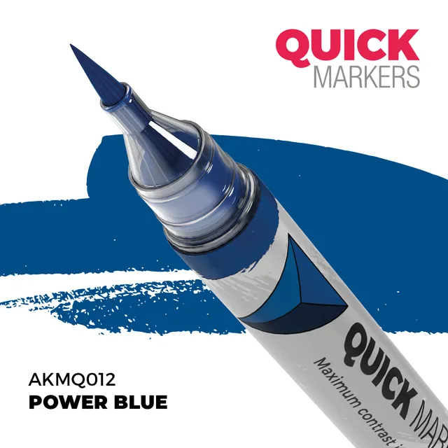 ak-interactive-azul-poderoso-quick-marker-pennarello-modellismo image 1