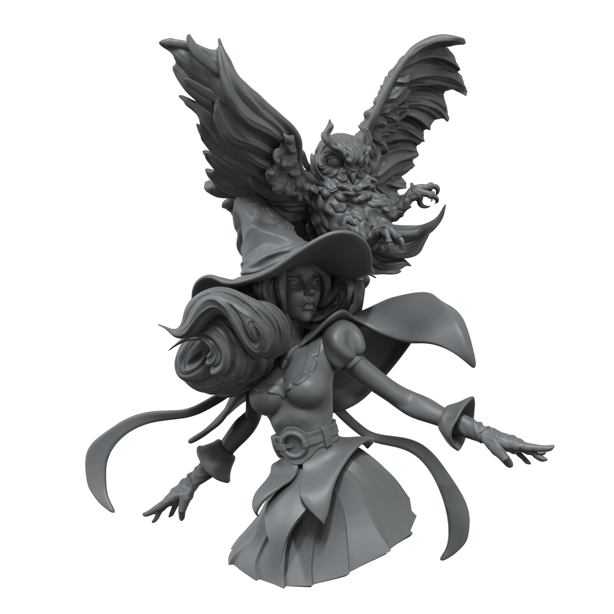scale75-witch-tales-busto-in-resina-scala-1-10-da-montare-e-dipingere image 2