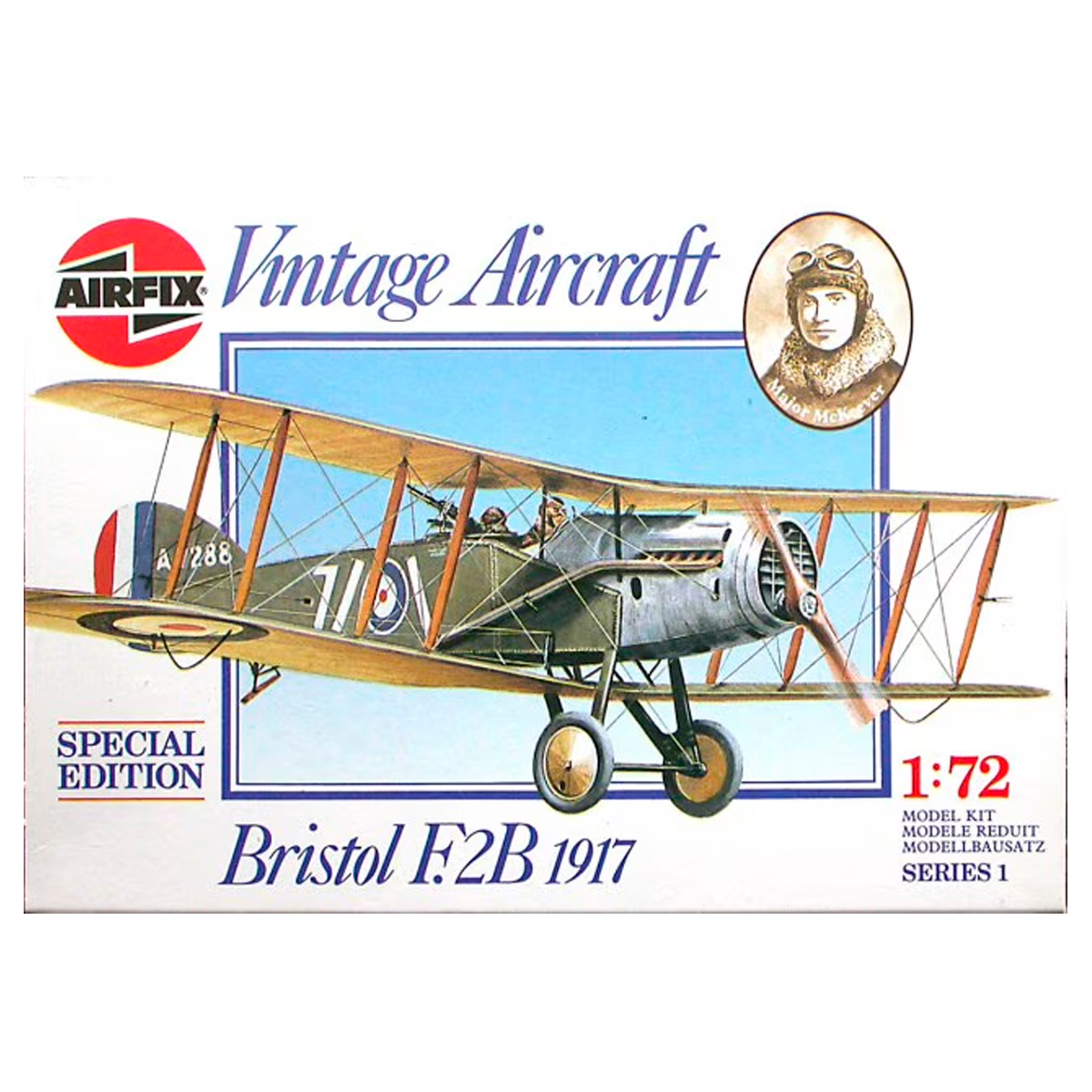 ak-interactive-1-72-bristol-f-2b-1917-vintage-aircraft-kit-di-modellismo image 1