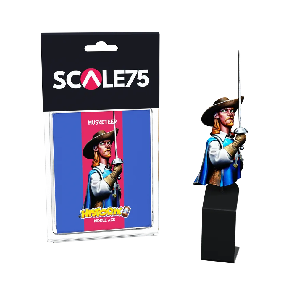 scale75-musketeer-busto-in-resina-1-12-da-dipingere image 1