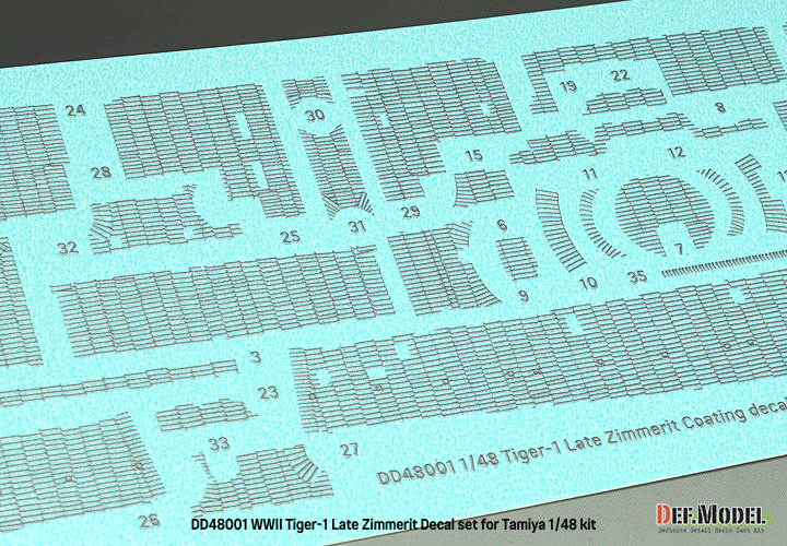 ak-interactive-wwii-tiger-1-mid-late-zimmerit-decal-set-con-grill-pe-per-1-48-ta image 4