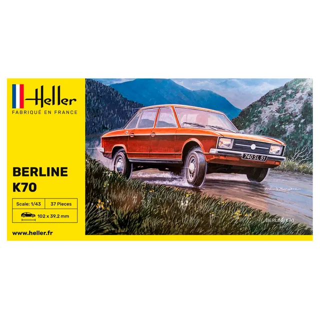ak-interactive-1-43-berline-k70-kit-auto-da-costruire-e-dipingere image 1