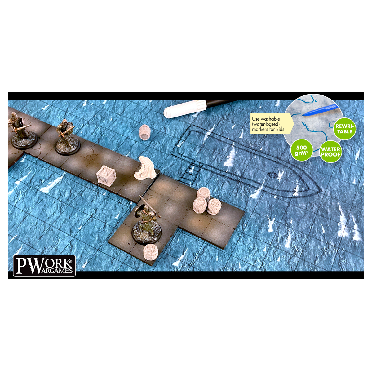 ak-interactive-combat-map-sea-36x48-mappa-da-gioco-per-wargame-navali image 5