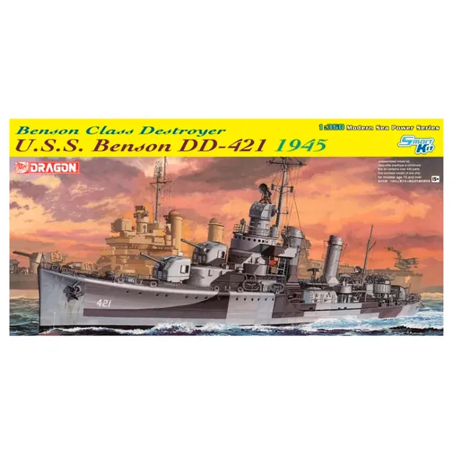 ak-interactive-1-350-uss-benson-dd-421-1945-cacciatorpediniere-americano image 1