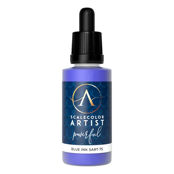 scale75-scalecolor-blue-ink-inchiostro-acrilico-20ml-per-pennello-e-aerografo image 1