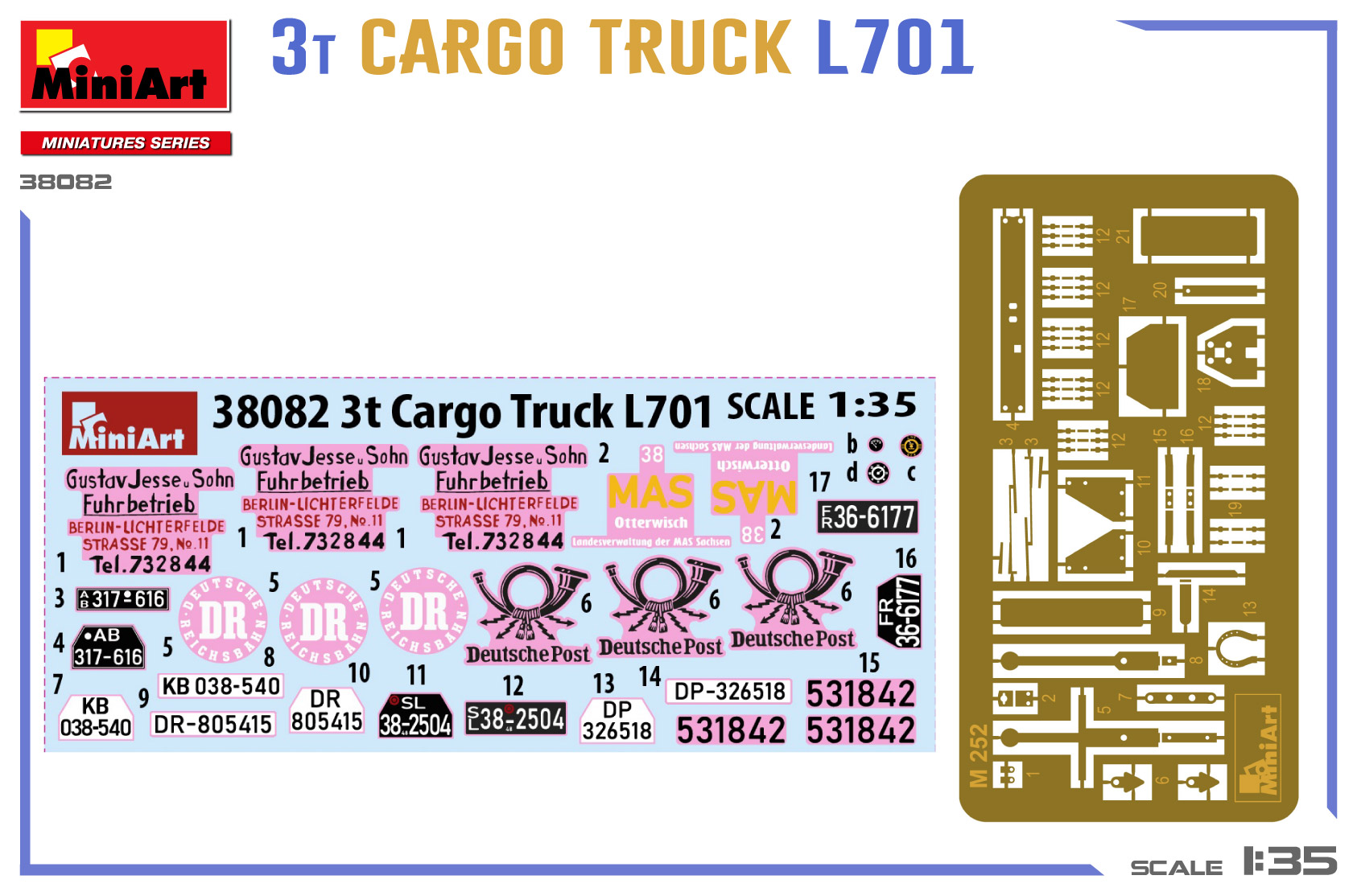 ak-interactive-1-35-3t-cargo-truck-l701-kit-modello-camion-militare image 8