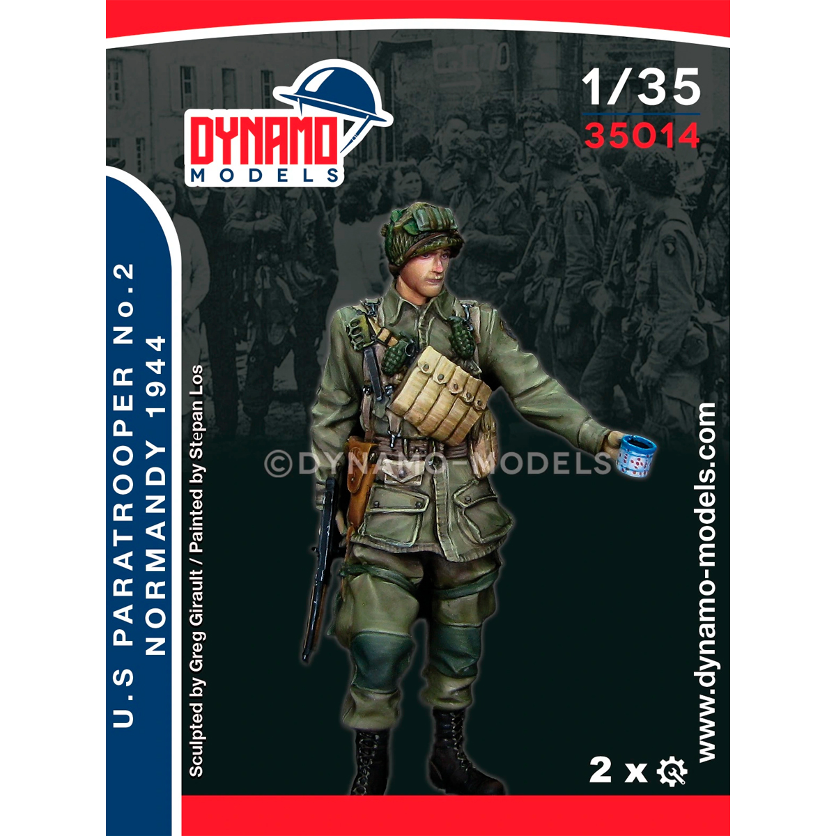 ak-interactive-1-35-u-s-paratrooper-no-2-normandy-1944-figura-modellismo image 1