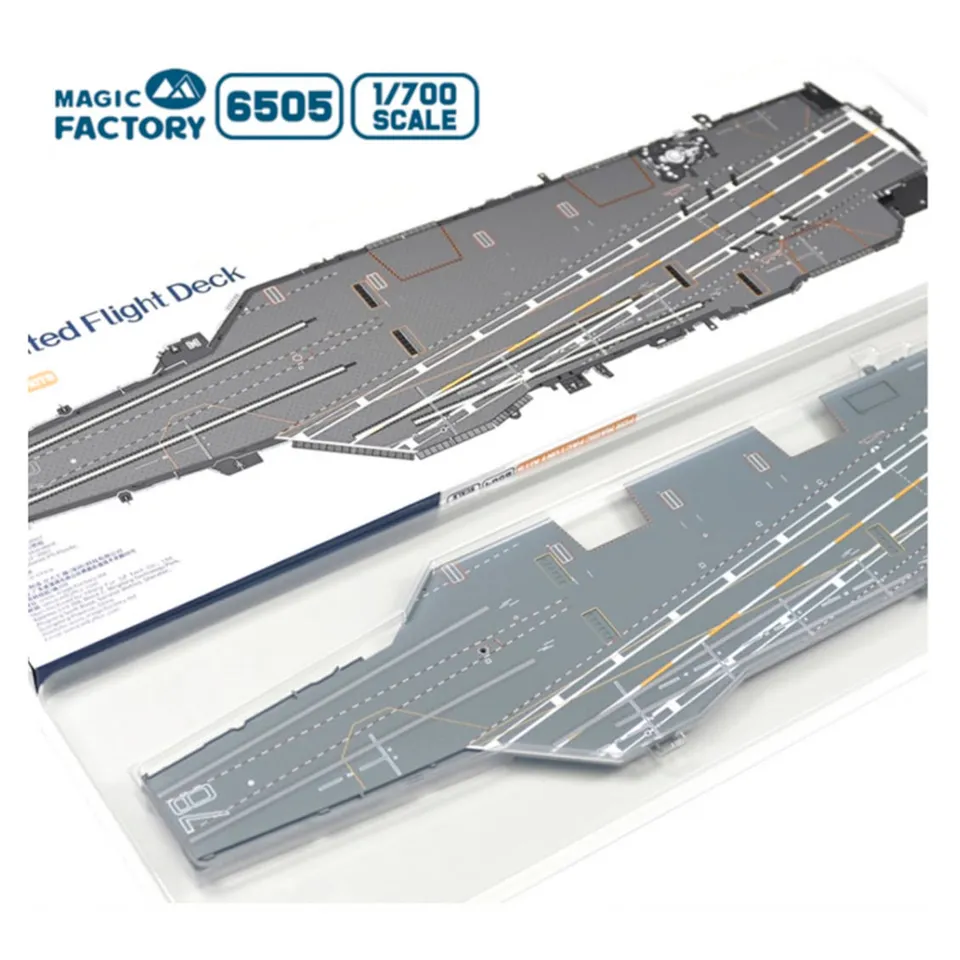 ak-interactive-1-700-pre-painted-flight-deck-for-uss-gerald-r-ford-cvn-78 image 1