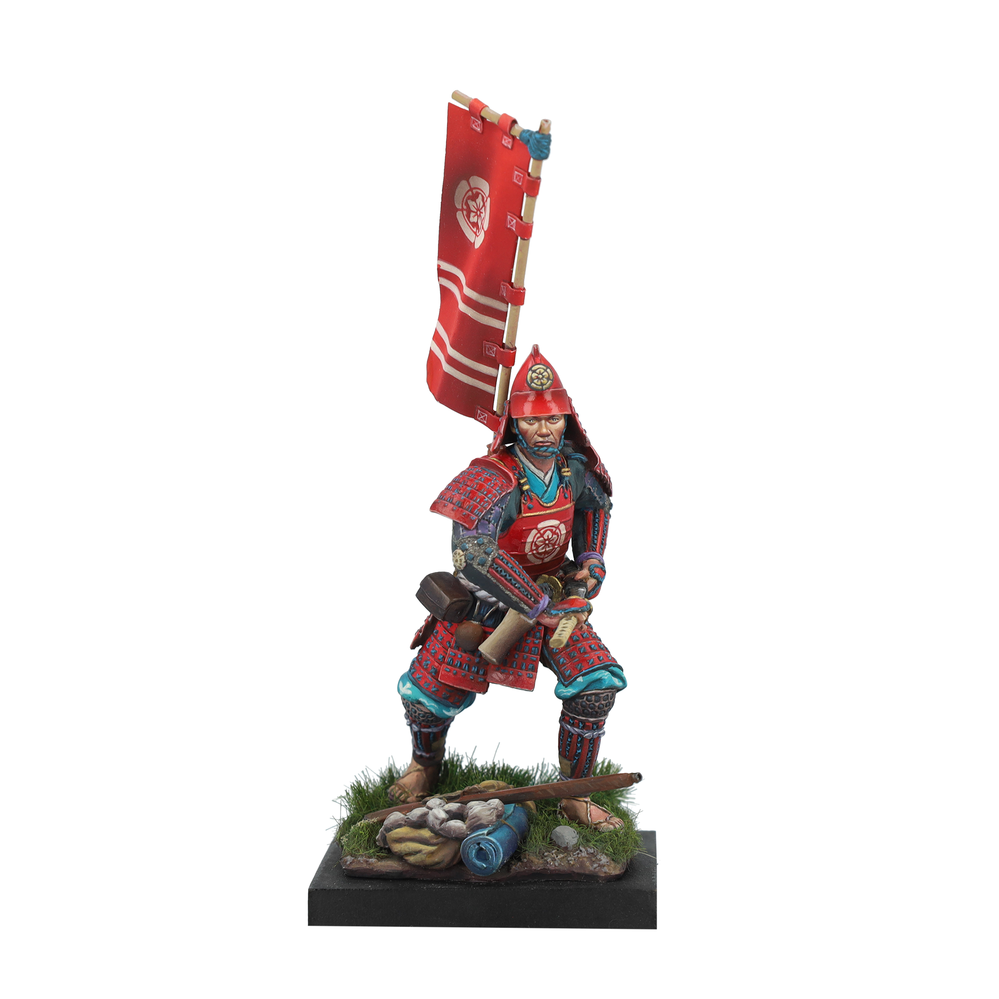 scale75-nobunaga-warrior-figura-metallo-bianco-75mm-warfront image 2