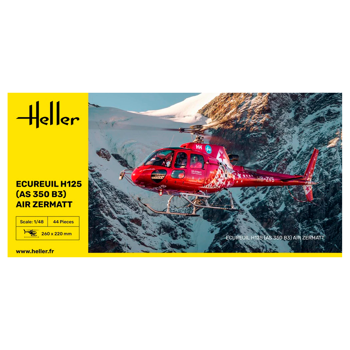 ak-interactive-1-48-ecureuil-h125-as-350-b3-air-zermatt image 1