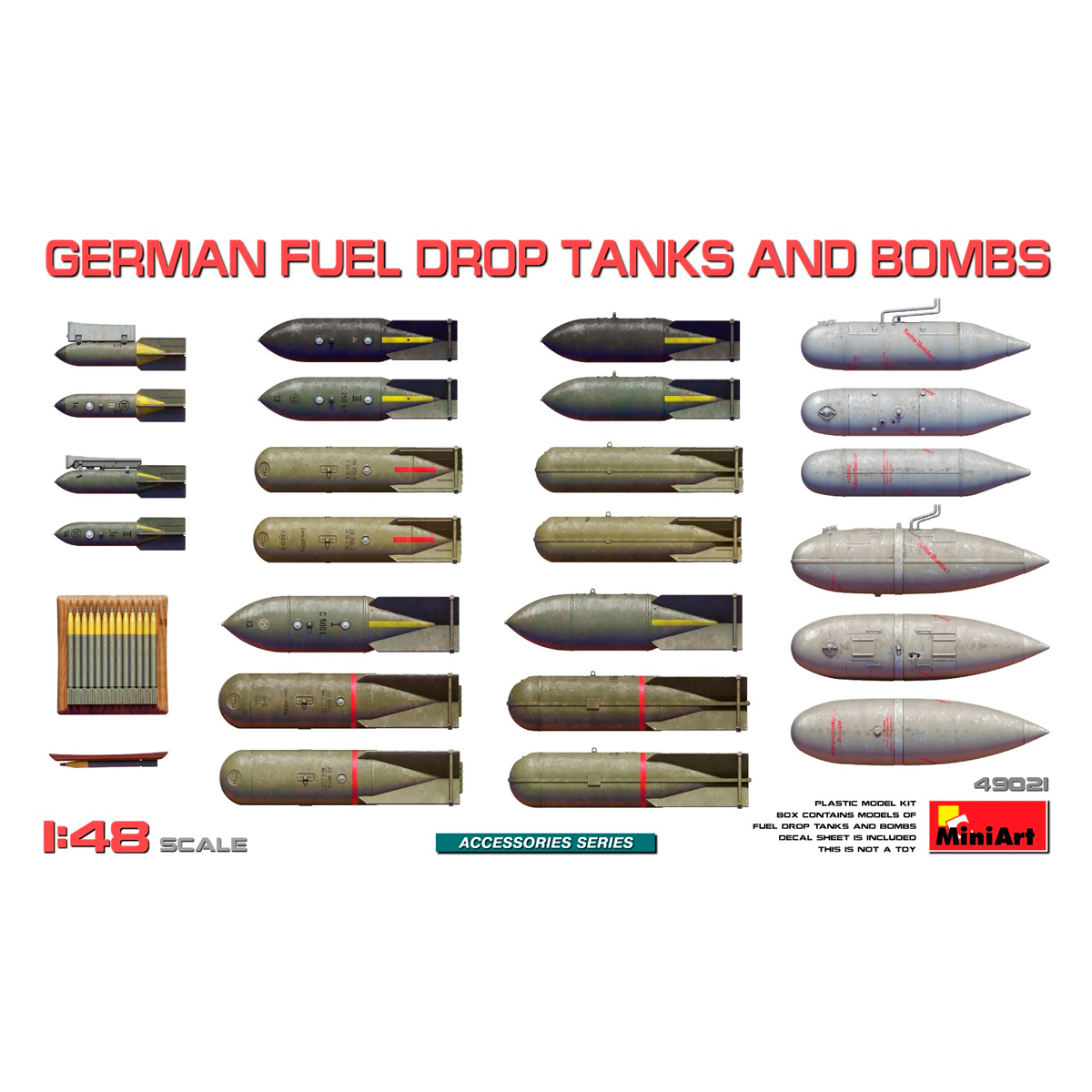 ak-interactive-german-fuel-drop-tanks-and-bombs-in-scala-1-48 image 1