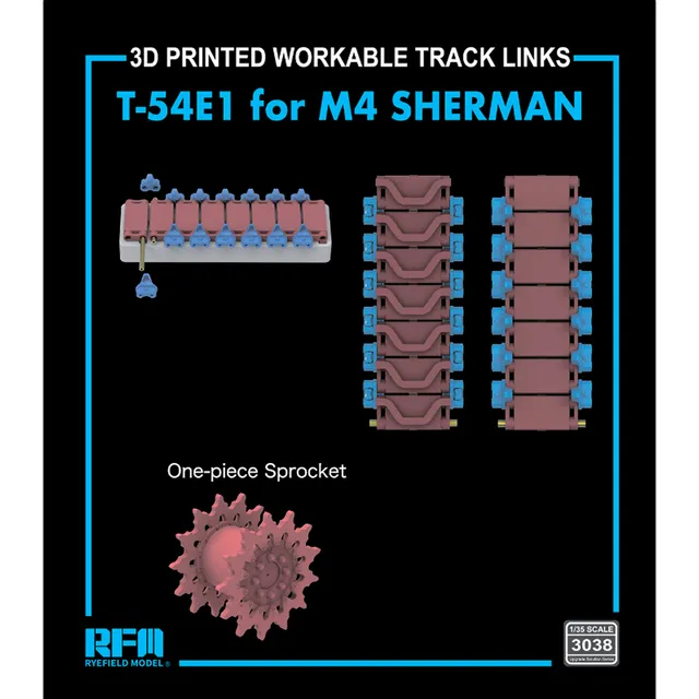 ak-interactive-1-35-cingoli-workable-tracks-t-54e1-con-sprocket-monopezzo-stampa image 1
