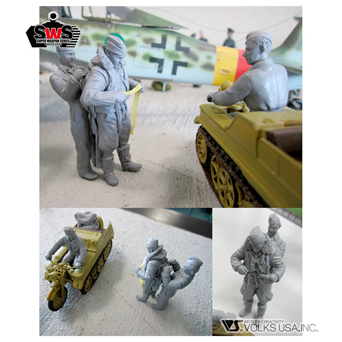ak-interactive-1-32-kettenkrad-luftwaffe-boarding-preparation-set image 2