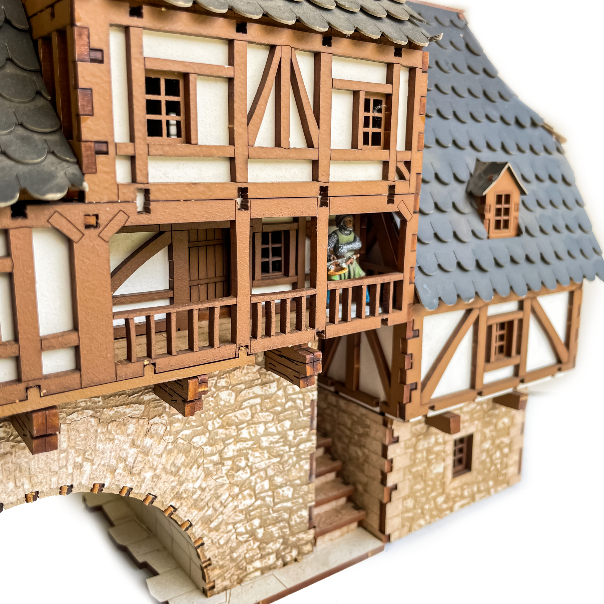 ak-interactive-fawlty-manor-bridge-dwelling-kit-scala-28mm image 7