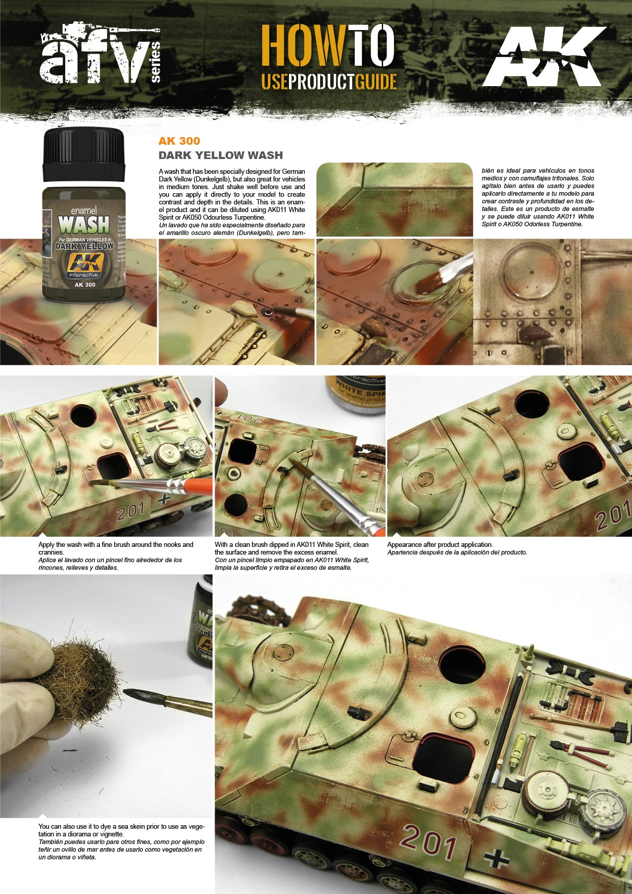 ak-interactive-lavado-amarillo-oscuro-lavaggio-giallo-scuro-per-modellismo image 2