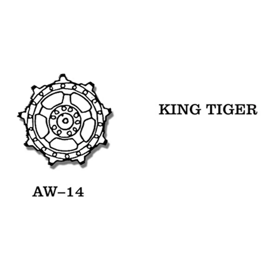 ak-interactive-ruote-metalliche-per-king-tiger-1-35 image 1