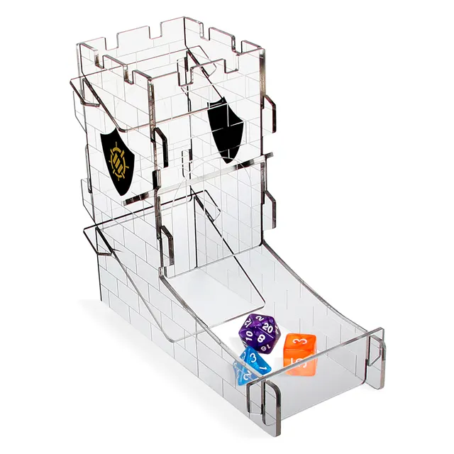 enhance-dice-tower-e-dice-tray-per-giochi-di-ruolo-da-tavolo-con-design-a-castel image 1