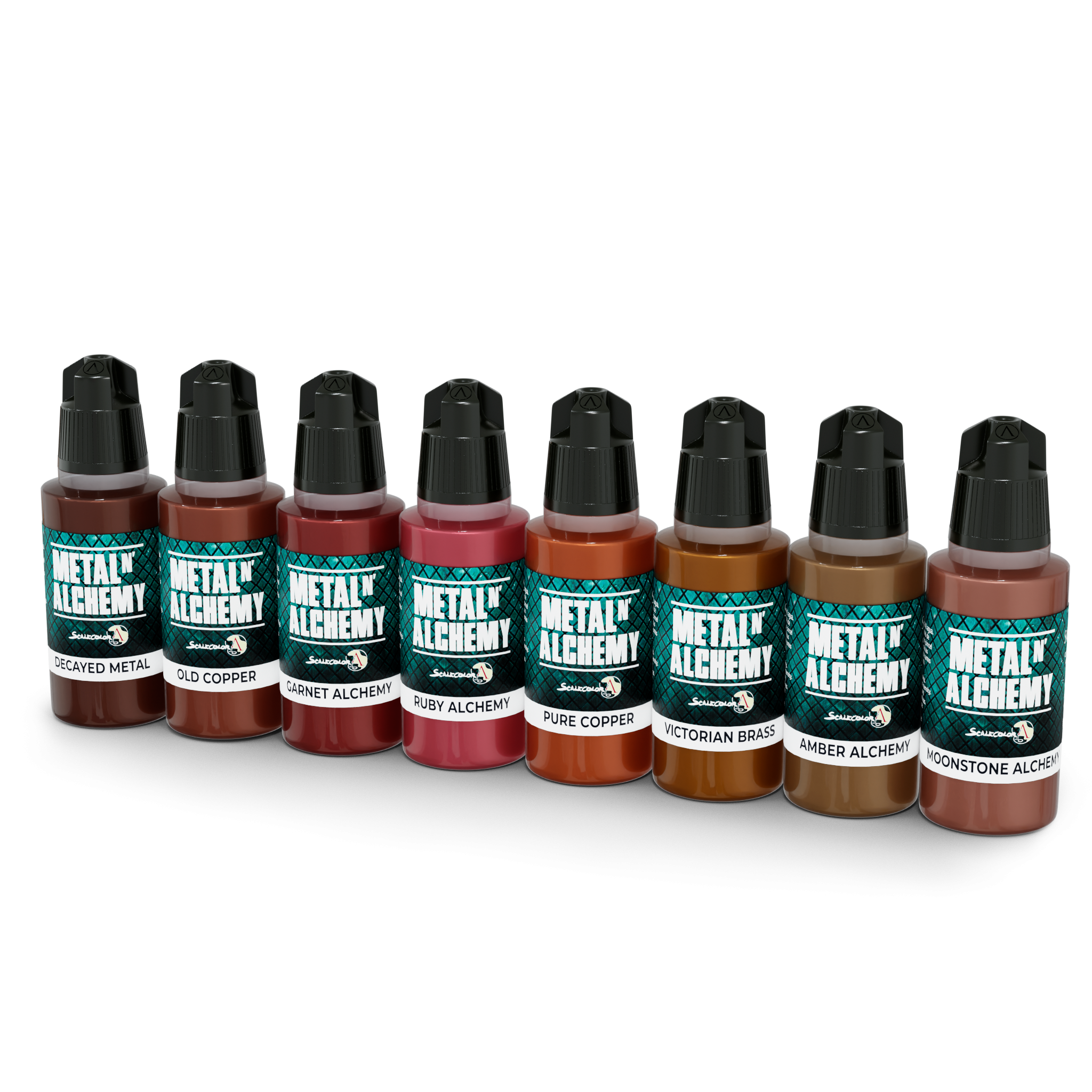 scale75-metal-n-alchemy-copper-series-set-colori-metallizzati-rame image 2