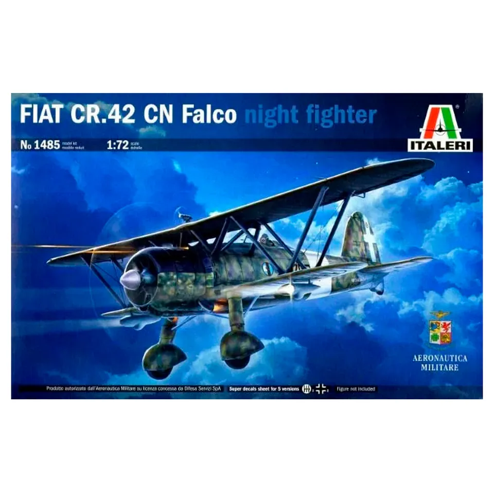 ak-interactive-fiat-cr-42-cn-falco-night-fighter-1-72-kit-modello-aereo image 1