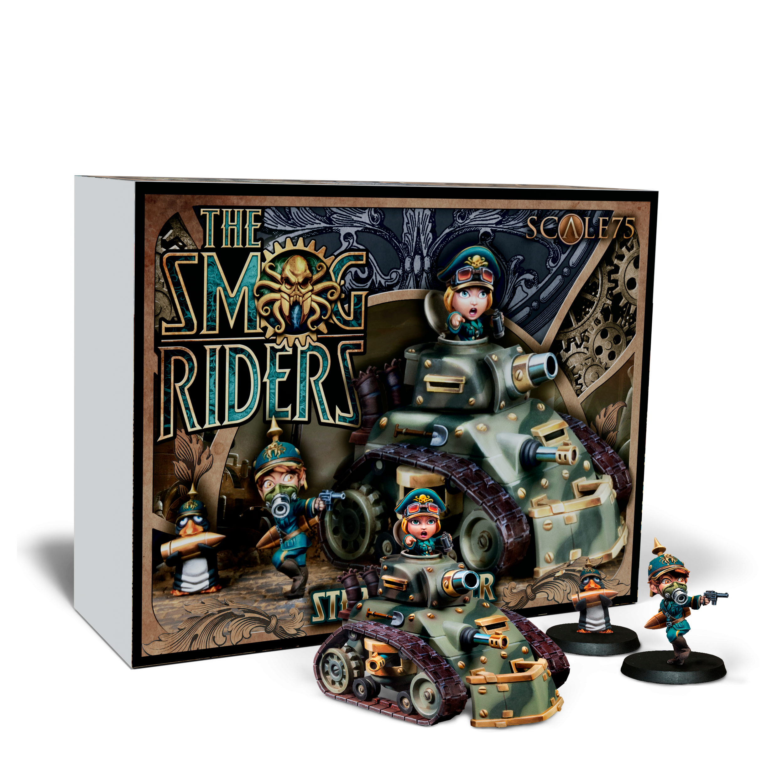 scale75-steampunkzer-figura-in-resina-35mm-the-smog-riders-chibi-da-montare-e-di image 1