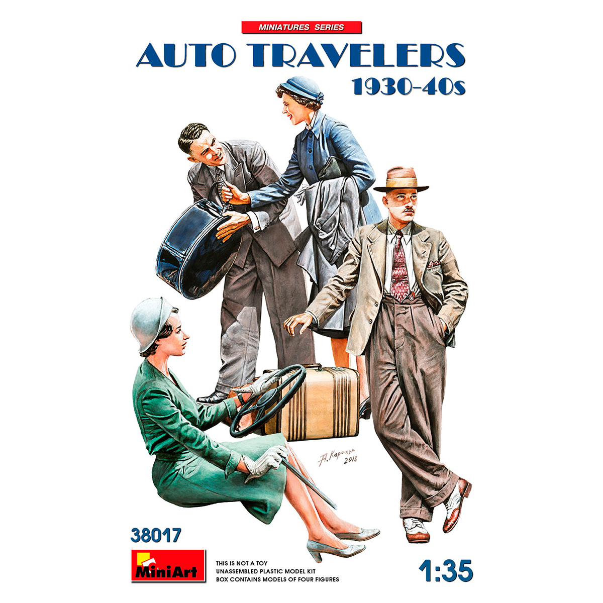 ak-interactive-1-35-auto-viaggiatori-1930-40 image 1