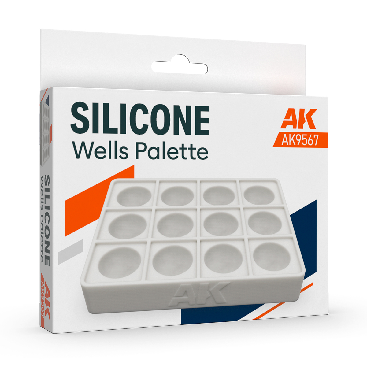 ak-interactive-silicone-wells-palette-tavolozza-in-silicone-a-pozzetti image 1