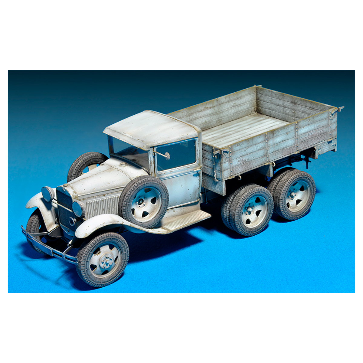 ak-interactive-1-35-gaz-aaa-mod-1940-cargo-truck-modello-da-costruire-e-dipinger image 4
