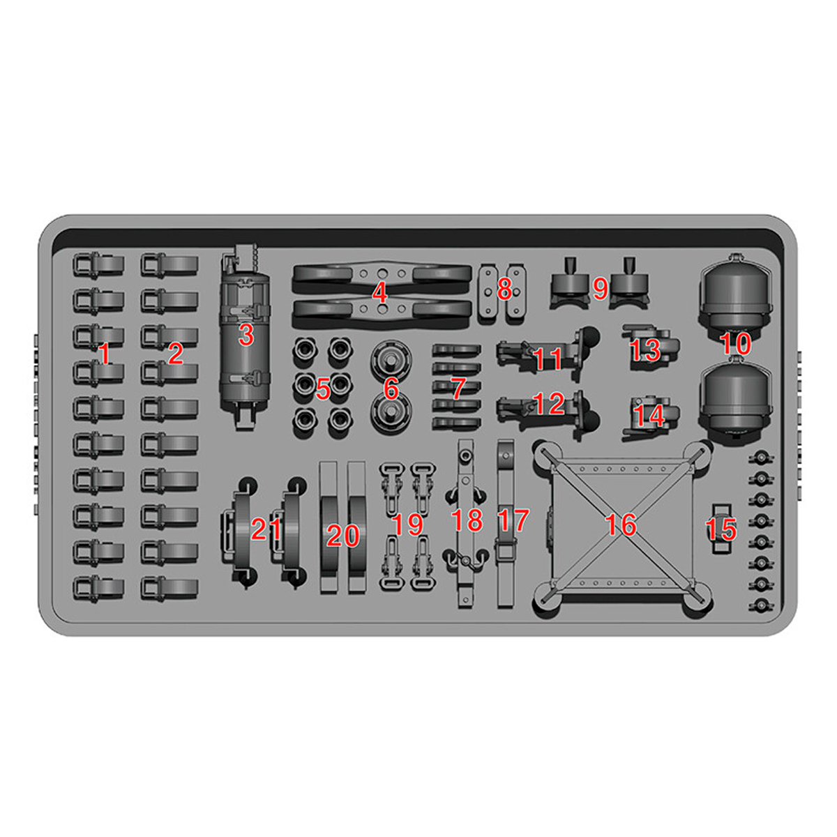 ak-interactive-panther-ausf-d-detail-set-1-35-set-di-dettagli-per-carro-armato image 2
