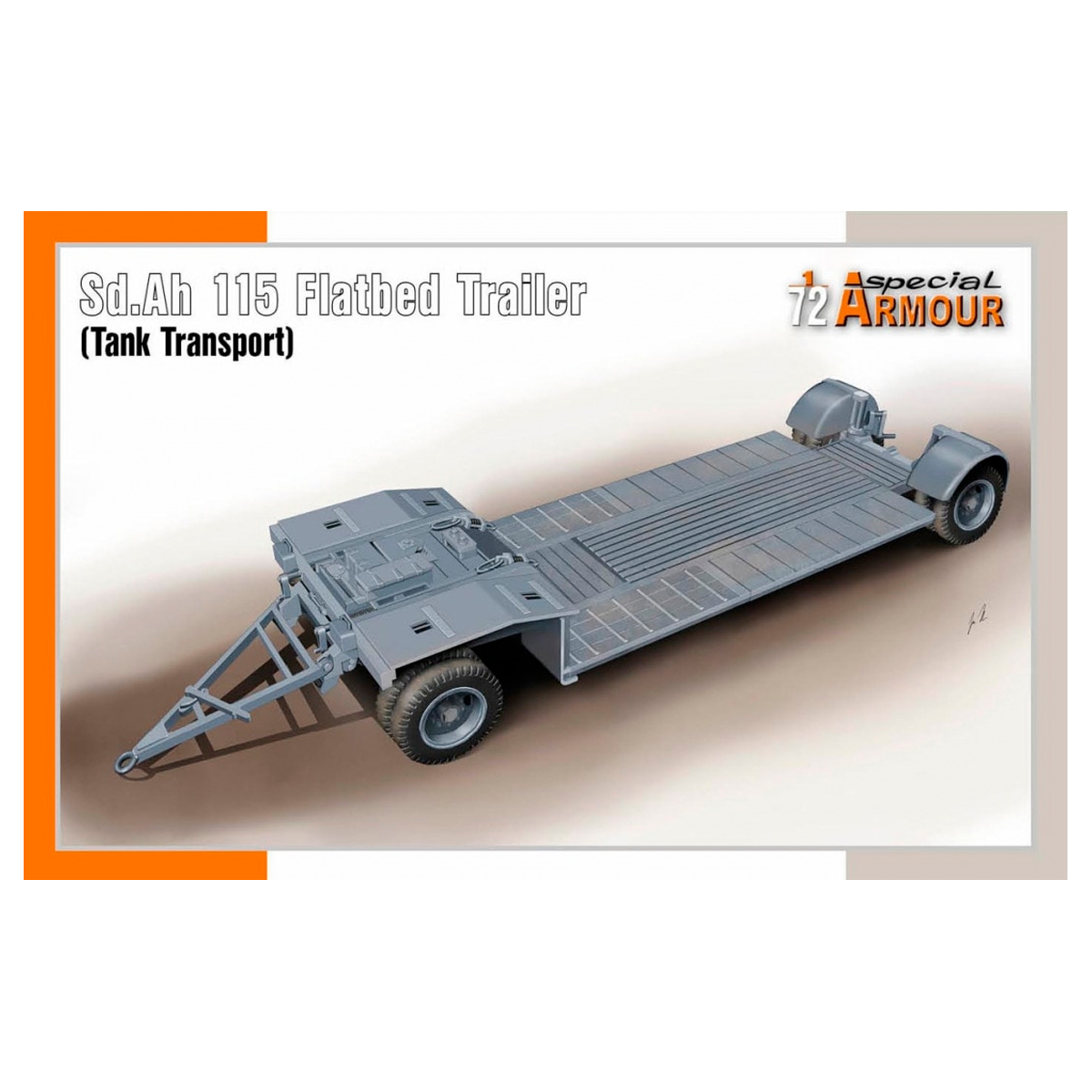 ak-interactive-sd-ah-115-flatbed-trailer-tank-transport-1-72-rimorchio-porta-car image 1