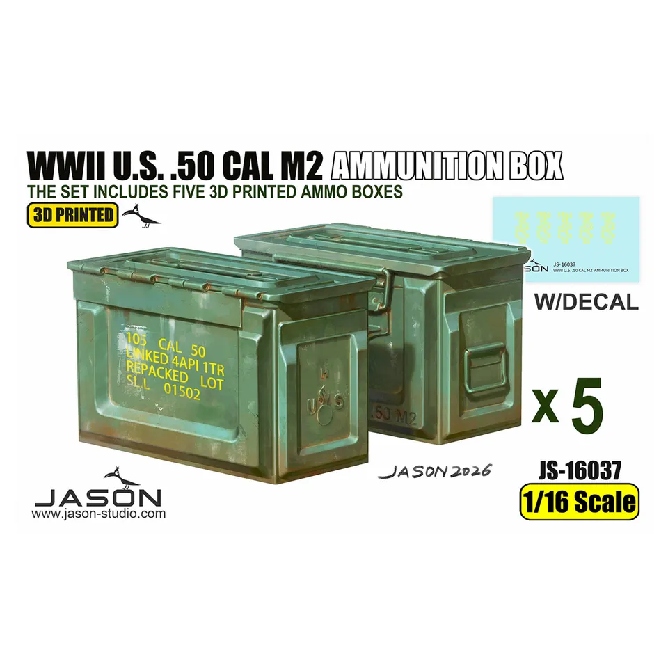 ak-interactive-1-16-scala-wwii-u-s-50-cal-m2-ammunition-box image 1