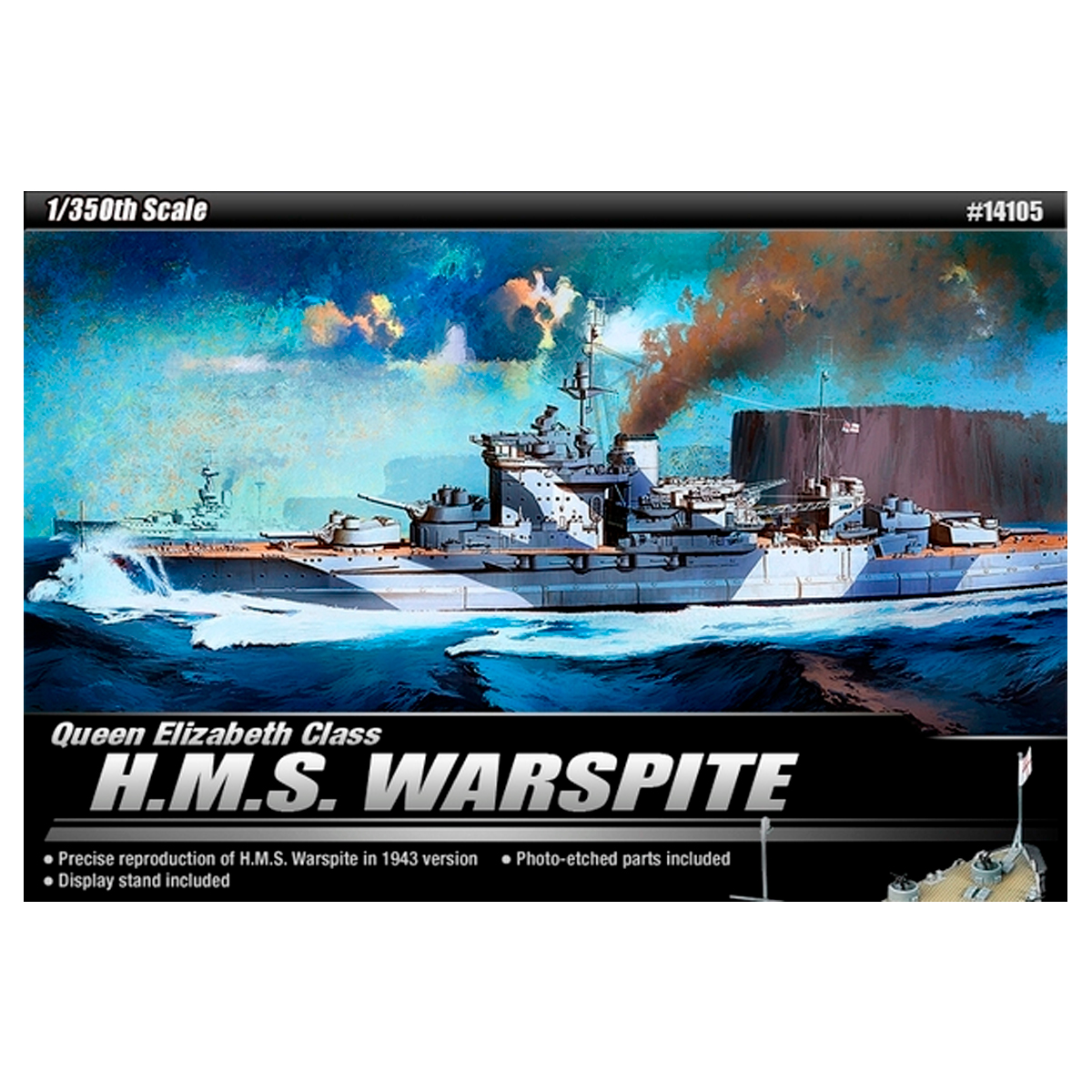 ak-interactive-hms-warspite-scala-1-350-corazzata-britannica-da-costruire image 1
