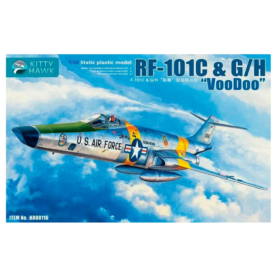 ak-interactive-rf-101-c-g-voodoo-1-48-kit-modello-aereo image 1