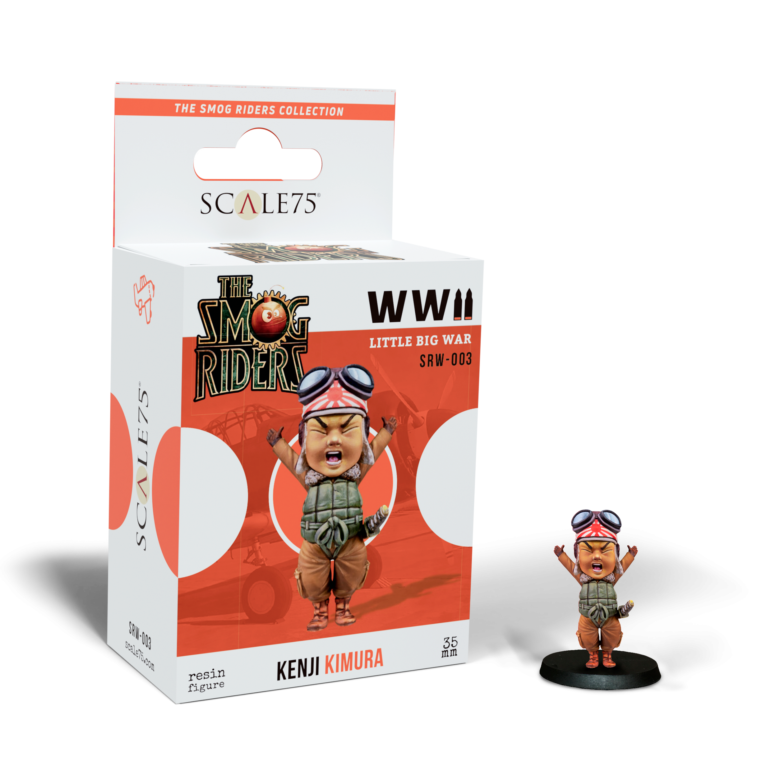 scale75-the-smog-riders-wwii-kenji-kimura-miniatura-in-resina-35mm-da-assemblare image 1