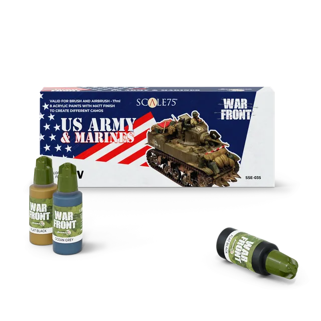 scale75-us-army-and-marines-set-8-acrilici-opachi-per-veicoli-militari image 1