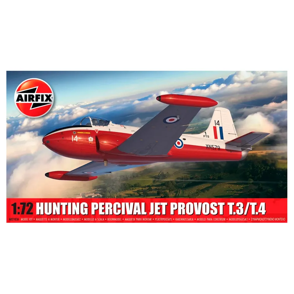 ak-interactive-hunting-percival-jet-provost-t-3-t-4-kit-di-modellismo-aereo-1-72 image 1