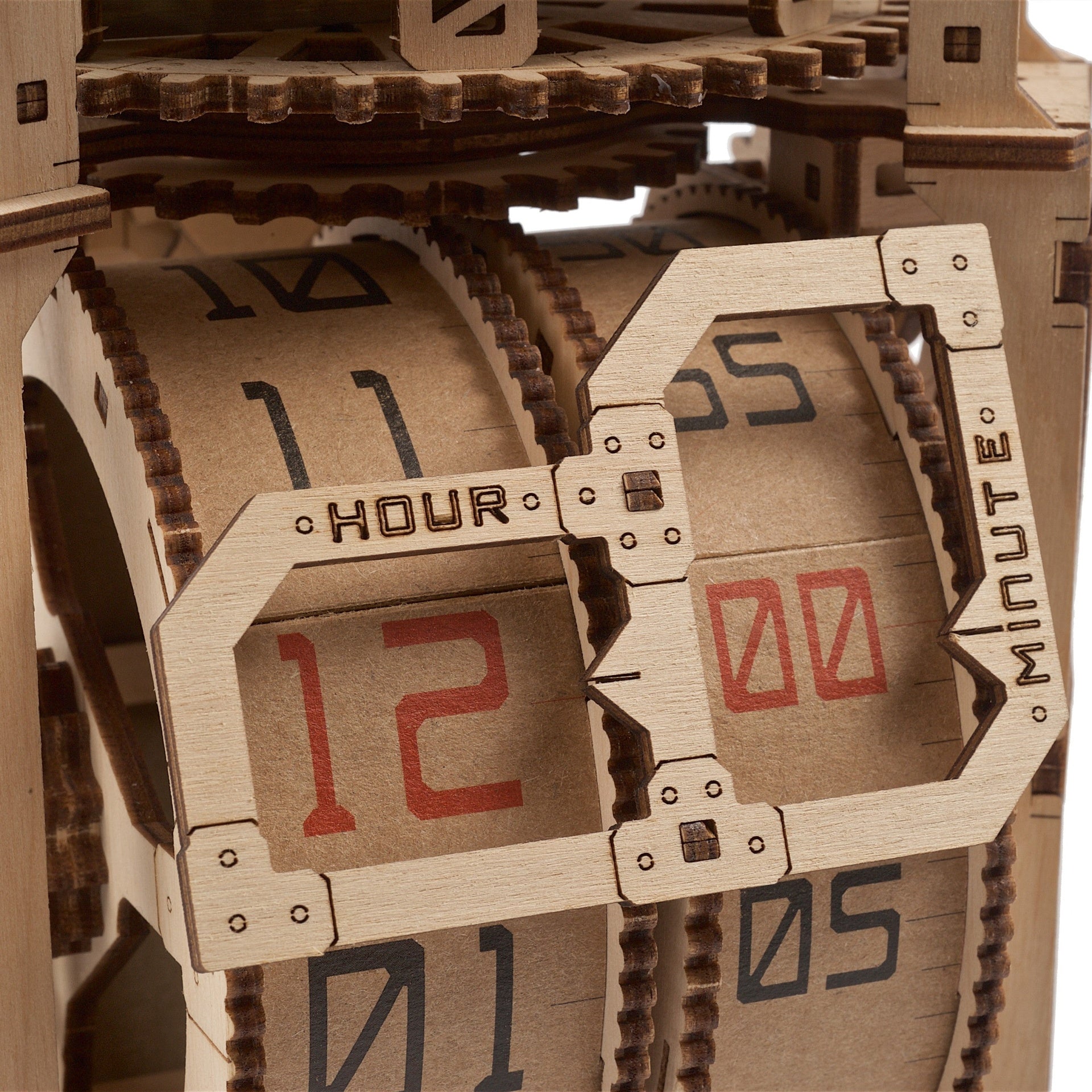 ugears-sky-watcher-tourbillon-table-clock-orologio-meccanico-da-tavolo-da-costru image 2