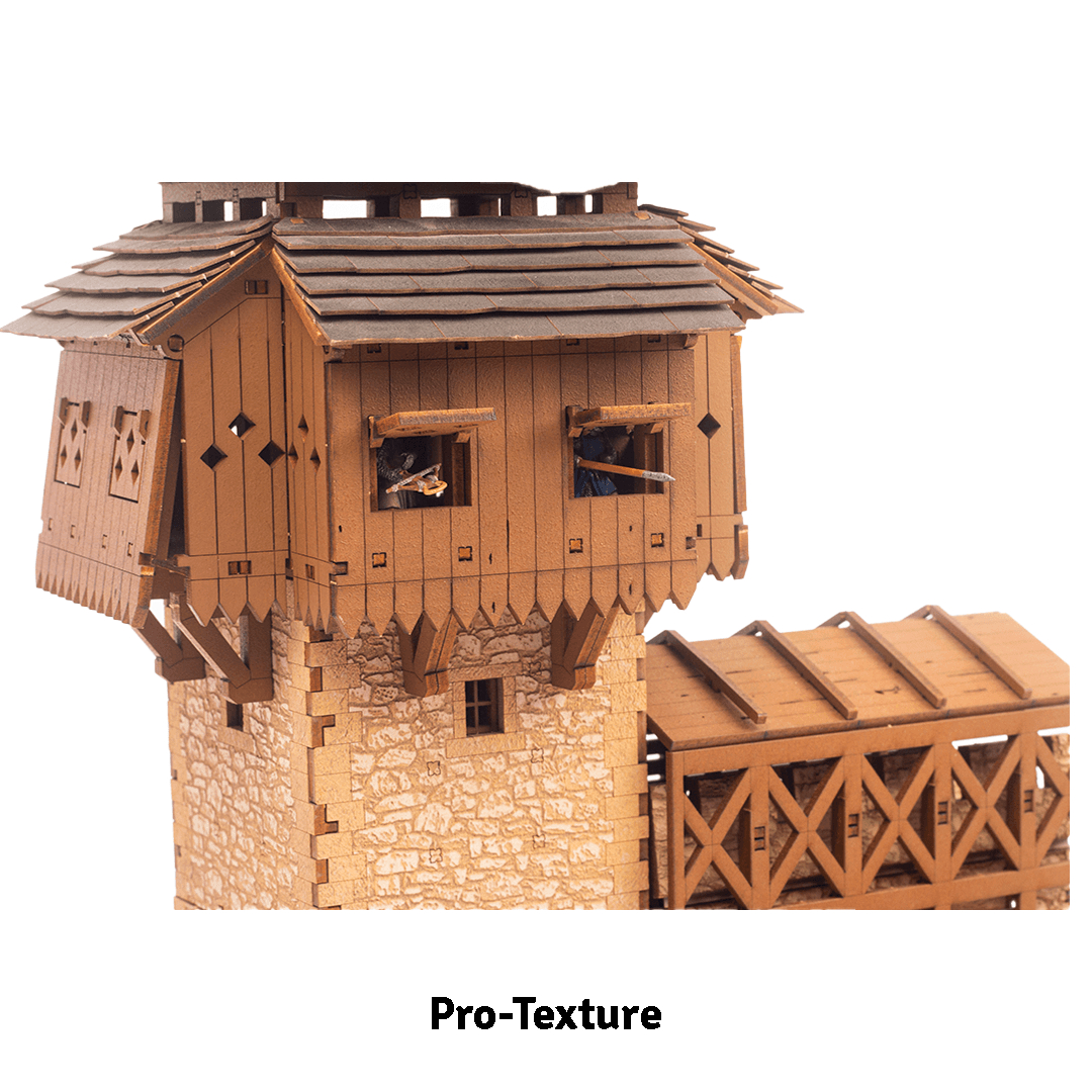 ak-interactive-the-eyrie-torre-di-guardia-medievale-28mm-castello-modellismo image 8