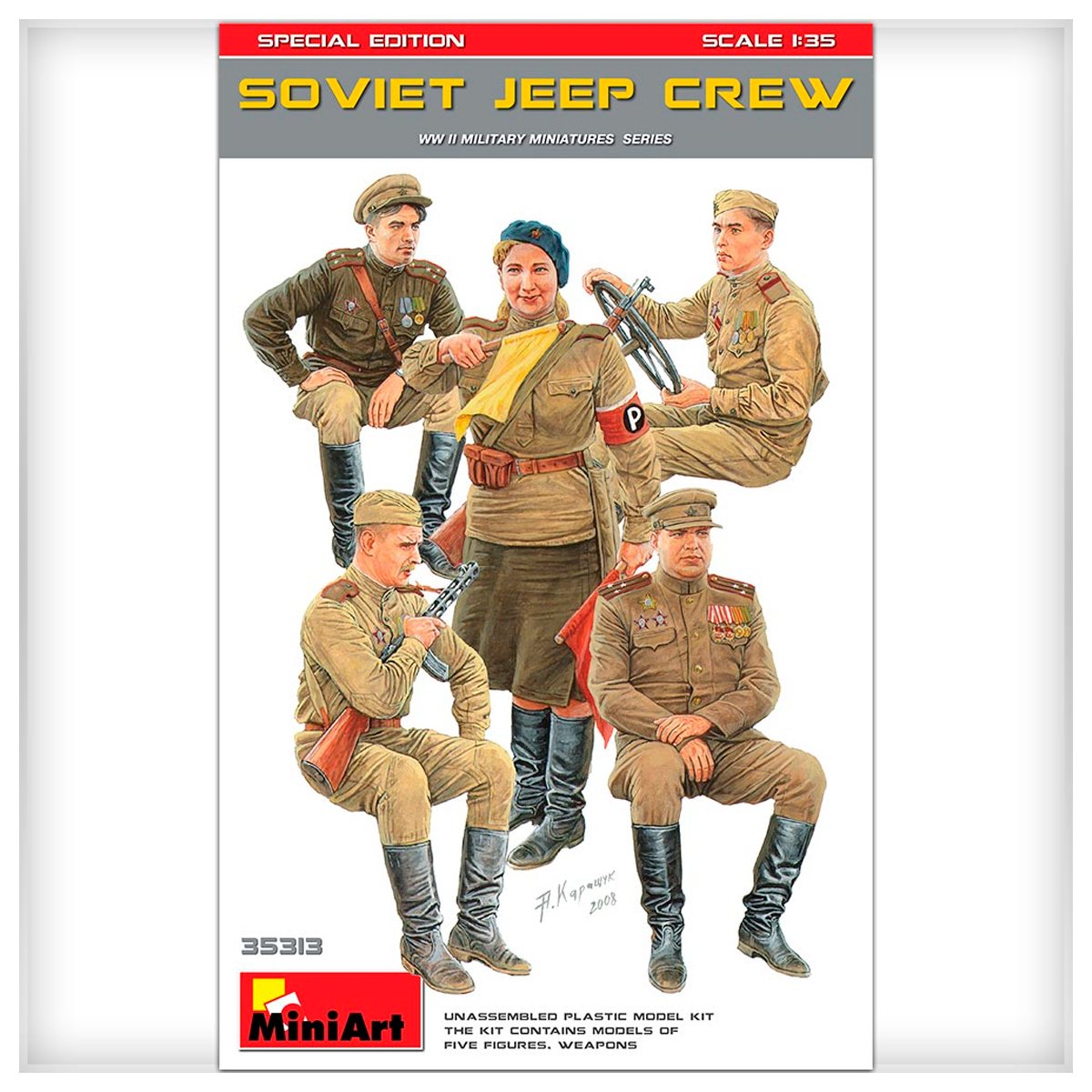ak-interactive-1-35-soviet-jeep-crew-special-edition-figure-sovietiche-per-model image 1