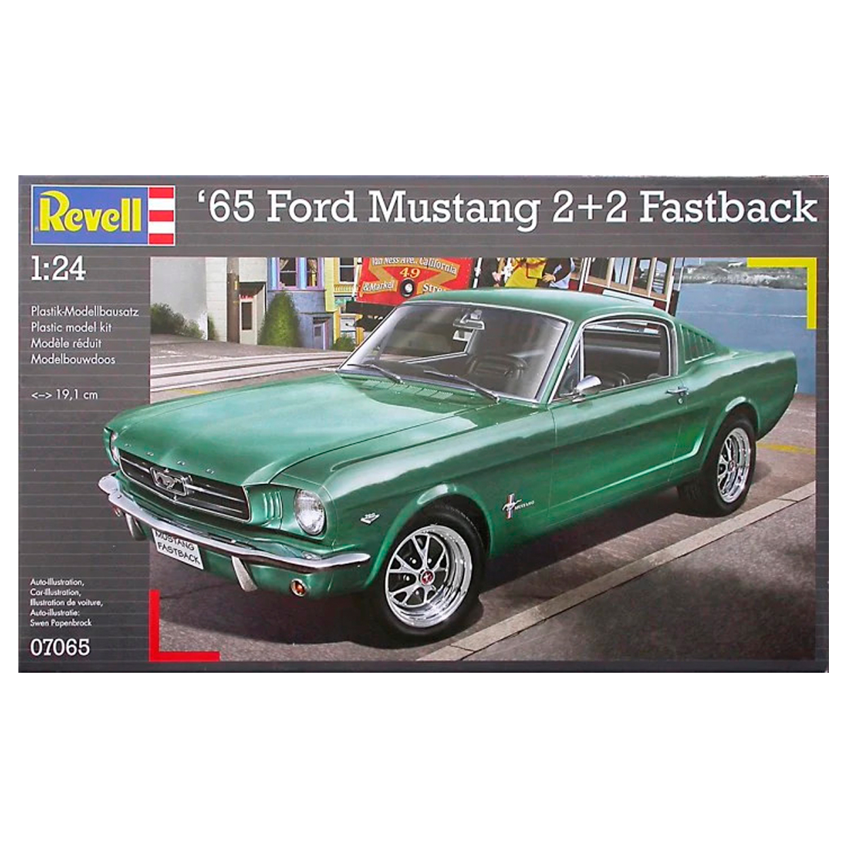 ak-interactive-1965-ford-mustang-2-2-fastback-1-24-kit-di-modellismo image 1