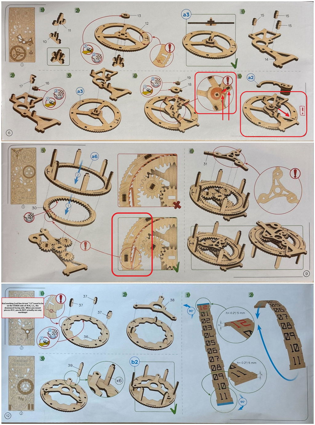 Un vero orologio funzionante