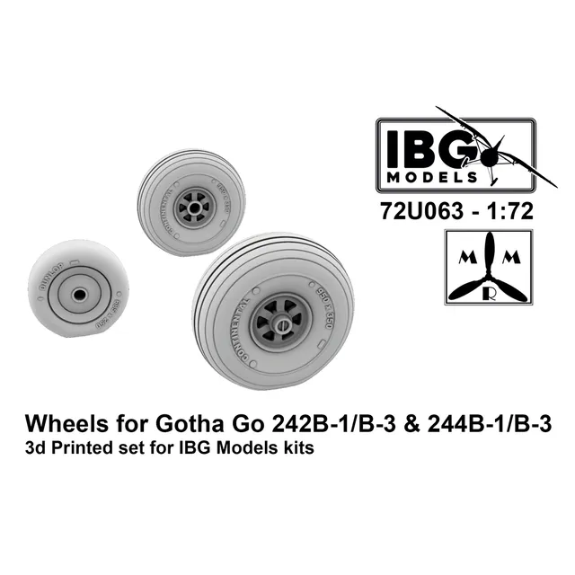 ak-interactive-1-72-ruote-per-gotha-go-242b-1-b-3-244b-1-b-3-set-di-ruote-in-res image 1