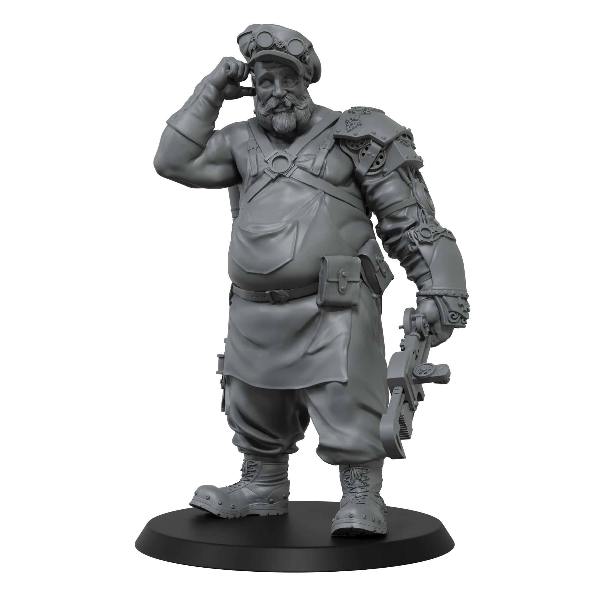 scale75-joe-cassidy-35-mm-miniatura-metallo-bianco-steampunk image 3